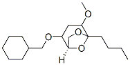 6,8-Dioxabicyclo3.2.1octane, 5-butyl-2-(cyclohexylmethoxy)-4-methoxy-, 1R-(exo,exo)-|