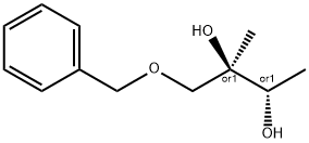 2,3-Butanediol, 2-methyl-1-(phenylmethoxy)-, (R*,S*)- Structure