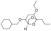 6,8-Dioxabicyclo3.2.1octane, 2-(cyclohexylmethoxy)-4-ethoxy-5-propyl-, 1R-(exo,exo)- 结构式