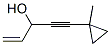 1-Penten-4-yn-3-ol, 5-(1-methylcyclopropyl)- (9CI) Struktur