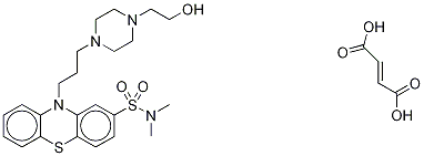 Thioproperazine DifuMarate 化学構造式