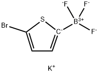 5-溴噻吩-2-三氟硼酸钾 结构式