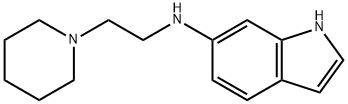 N-(2-(piperidin-1-yl)ethyl)-1H-indol-6-amine Structure