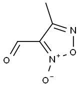 4-Methyl-1,2,5-oxadiazole-3-carbaldehyde 2-oxide Structure