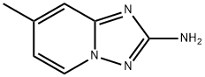 7-メチル-[1,2,4]トリアゾロ[1,5-A]ピリジン-2-アミン 化学構造式