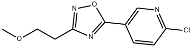 2-Chloro-5-[3-(2-methoxyethyl)-1,2,4-oxadiazol-5-yl]pyridine,1239723-21-7,结构式