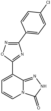 8-[3-(4-Chlorophenyl)-1,2,4-oxadiazol-5-yl][1,2,4]triazolo[4,3-a]pyridin-3(2H)-o|