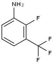 2-Fluoro-3-(trifluoromethyl)aniline Structure
