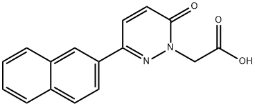 [3-(2-萘基)-6-氧代哒嗪-1(6H)-基]乙酸, 1239769-54-0, 结构式