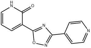 3-(3-Pyridin-4-yl-1,2,4-oxadiazol-5-yl)pyridin-2(1H)-one Structure