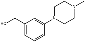 3-(4-METHYLPIPERAZIN-1-YL)PHENYL]METHANOL Structure