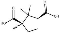 D-樟脑酸,124-83-4,结构式