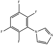 1-(2,3,5,6-TETRAFLUOROPHENYL)IMIDAZOLE 化学構造式