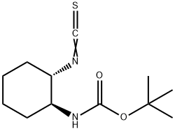 N-[(1S,2S)-2-isothiocyanatocyclohexyl]-CarbaMic acid-1,1-diMethylethyl ester Structure