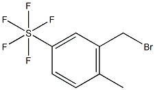 2-Methyl-5-(pentafluorosulfur)benzylbromide Structure