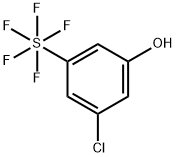 3-氯-5-(五氟-Λ6-硫烷基)苯酚, 1240257-43-5, 结构式