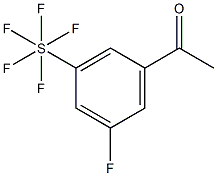 3'-Fluoro-5'-(pentafluorosulfur)acetophenone Struktur