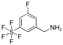 3-Fluoro-5-(pentafluorosulfur)benzylamine Struktur