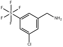 3-Chloro-5-(pentafluorosulfur)benzylamine Structure