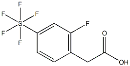 2-Fluoro-4-(pentafluorosulfur)phenylaceticacid,1240257-93-5,结构式