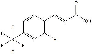 2-Fluoro-4-(pentafluorosulfur)cinnamic acid|(E)-3-(2-氟-4-(五氟-Λ6-硫烷基)苯基)丙烯酸