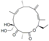 (3R,5R,9R,14R)-3,7,9,13-Tetramethyl-14-ethyl-11-methylene-5-hydroxy-5-(hydroxymethyl)oxacyclotetradeca-7,12-diene-2,4-dione|