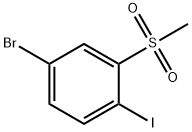 Benzene, 4-bromo-1-iodo-2-(methylsulfonyl)-,1240288-47-4,结构式