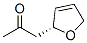 2-Propanone, 1-(2,5-dihydro-2-furanyl)-, (R)- (9CI),124031-52-3,结构式