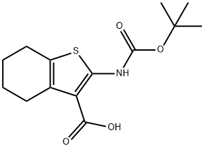 2-tert-ButoxycarbonylaMino-4,5,6,7-tetrahydro-benzo[b]thiophene-3-carboxylic acid|2-(BOC-氨基)-4,5,6,7-四氢苯并噻吩-3-甲酸