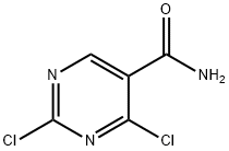 2,4-二氯嘧啶-5-羧酸酰胺,1240390-28-6,结构式