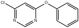4-苯氧基-6-氯嘧啶, 124041-00-5, 结构式