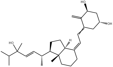 1,24-dihydroxyvitamin D2 结构式