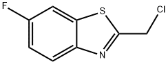 Benzothiazole, 2-(chloromethyl)-6-fluoro- (9CI) Structure