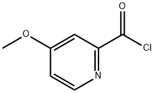 2-Pyridinecarbonyl chloride, 4-methoxy- (9CI) 结构式