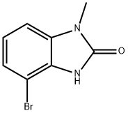 4-Bromo-1-methyl-2,3-dihydro-1H-1,3-benzodiazol-2-one Struktur