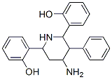 2,6-Bis(2-hydroxyphenyl)-3-phenyl-4-piperidinamine 结构式