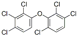 2,2',3,3',4,6'-hexachlorodiphenyl ether Structure
