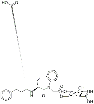 1’-epi-Benazeprilat Acyl-β-D-glucuronide Structure
