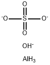 Aluminum hydroxide sulfate, pentahydrate Structure