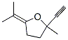 Furan, 2-ethynyltetrahydro-2-methyl-5-(1-methylethylidene)- (9CI) Structure