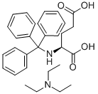 N-TRITYL-L-GLUTAMIC ACID, TRIETHYLAMMONIUM SALT (1:2) Structure