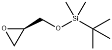 TERT-BUTYLDIMETHYLSILYL (R)-(-)-GLYCIDY& 化学構造式