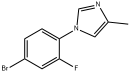 1-(4-broMo-2-fluorophenyl)-4-Methyl-1H-iMidazole|
