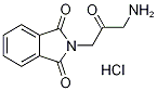 2-(3-Amino-2-oxopropyl)-1H-isoindole-1,3(2H)-dione hydrochloride Struktur