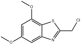 2-(CHLOROMETHYL)-5,7-DIMETHOXYBENZOTHIAZOLE Structure