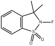 N-氟-2,Α-枯烯磺内酰胺 结构式