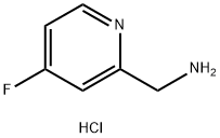 (4-fluoropyridin-2-yl)MethanaMine hydrochloride Struktur