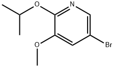 5-bromo-2-isopropoxy-3-methoxypyridine Structure