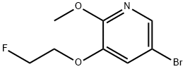 5-broMo-3-(2-fluoroethoxy)-2-Methoxypyridine|