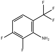 2,3-DIFLUORO-6-(TRIFLUOROMETHYL)ANILINE 化学構造式